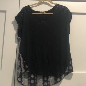 Pink Republic Black Blouse